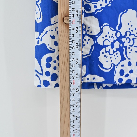 Lilly Pulitzer Augusta Cotton Shift Dress Size 00 Blue Quahog Chowdah Seahorse - Picture 5 of 14